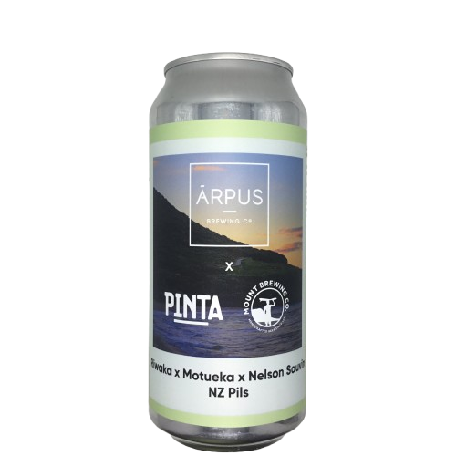 Riwaka X Motueka X Nelson Sauvin NZ Pils (PINTA & Mount collab)