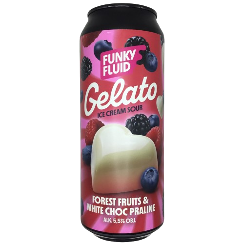 Gelato: Forest Fruits & White Choc Praline