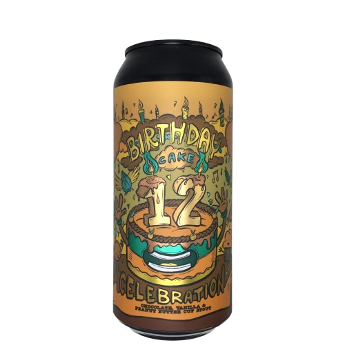 12th Birthday Cake Celebration - Chocolate, Vanilla & Peanutbutter Cup Stout