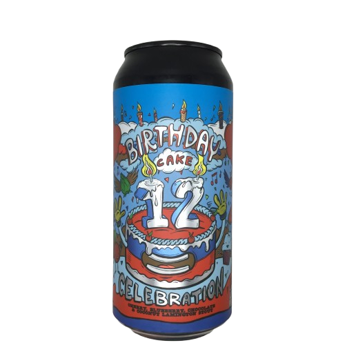 12th Birthday Cake Celebration - Cherry, Blueberry, Chocolate & Coconut Lamington Stout